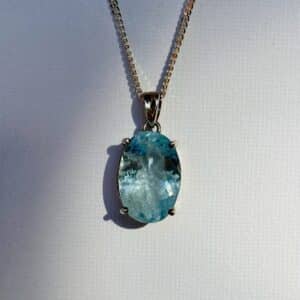 Pendentif Aigue Marine
